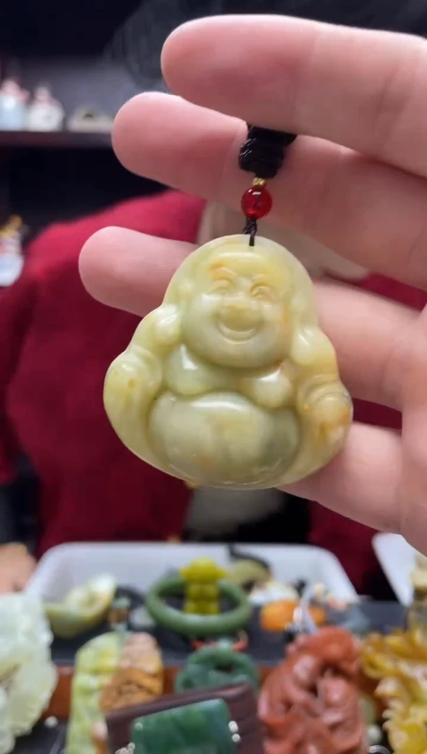 未镶嵌岫玉吊坠·