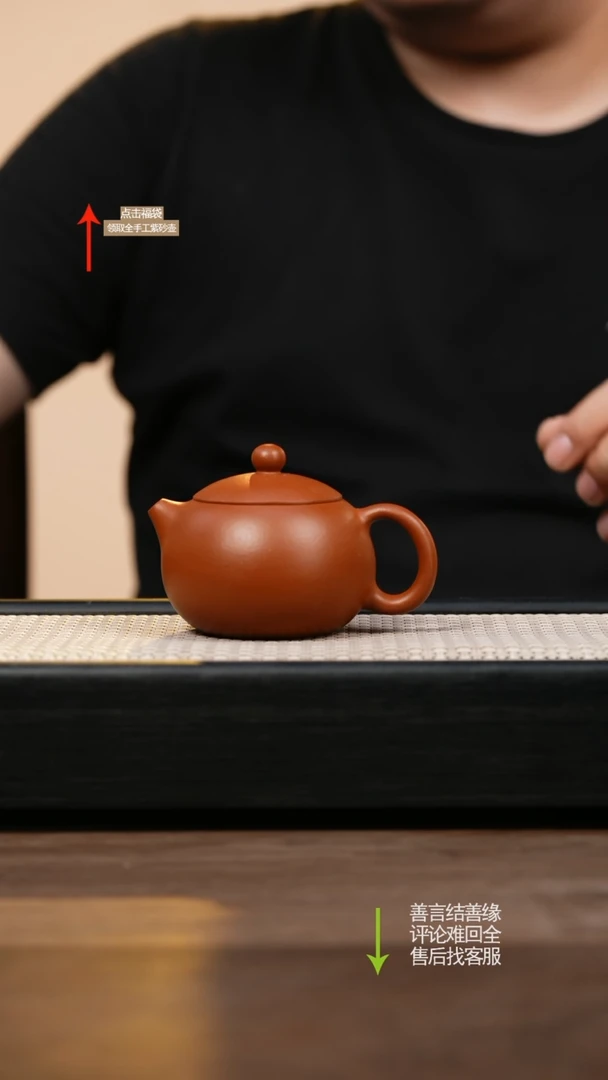 茶壶紫砂朱泥西施