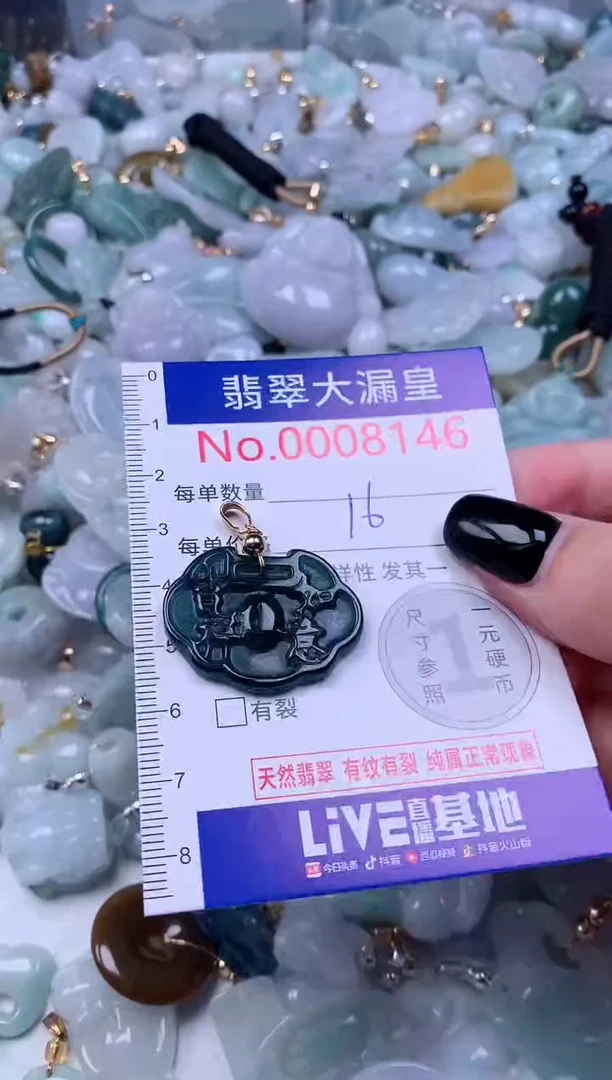 颈饰未镶嵌翡翠8146