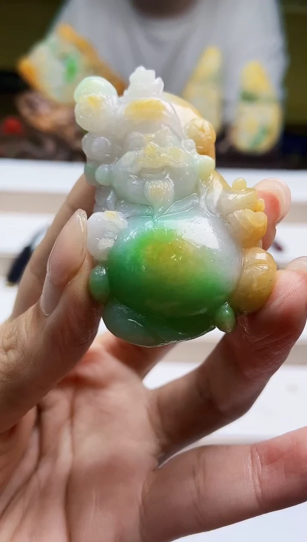 颈饰未镶嵌翡翠翡翠A货