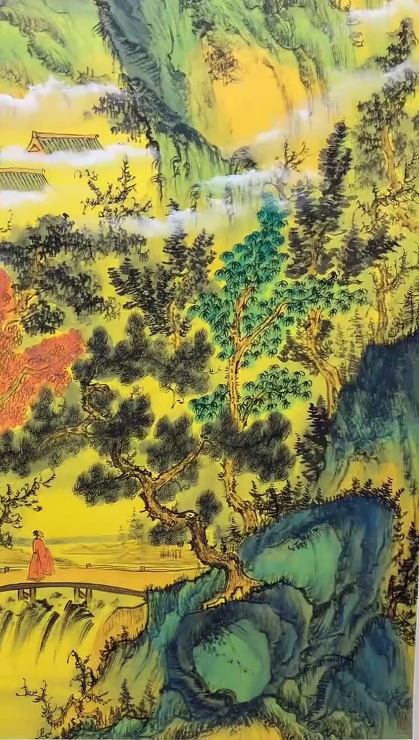 国画秦燕格国画手绘作品Y57