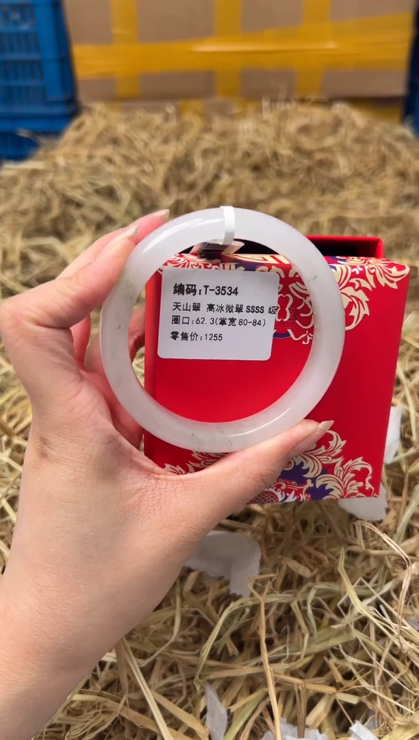 未镶嵌手镯石英质玉T-3534