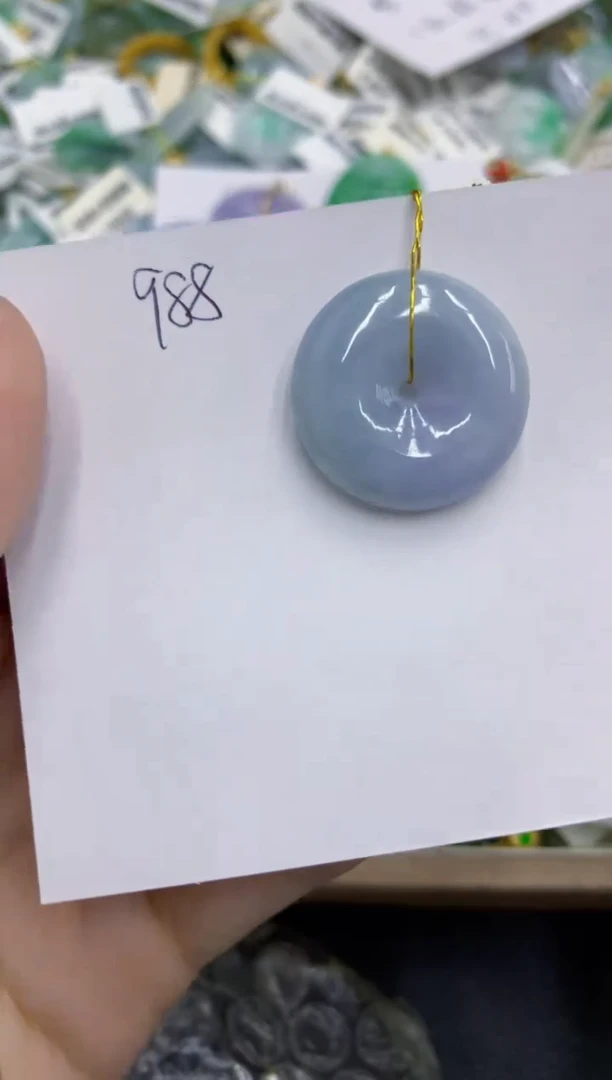 颈饰未镶嵌翡翠 翡翠