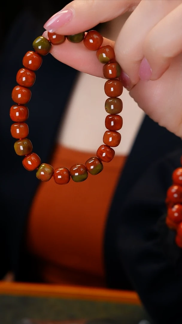 未镶嵌手链南红玛瑙包浆料单圈@！