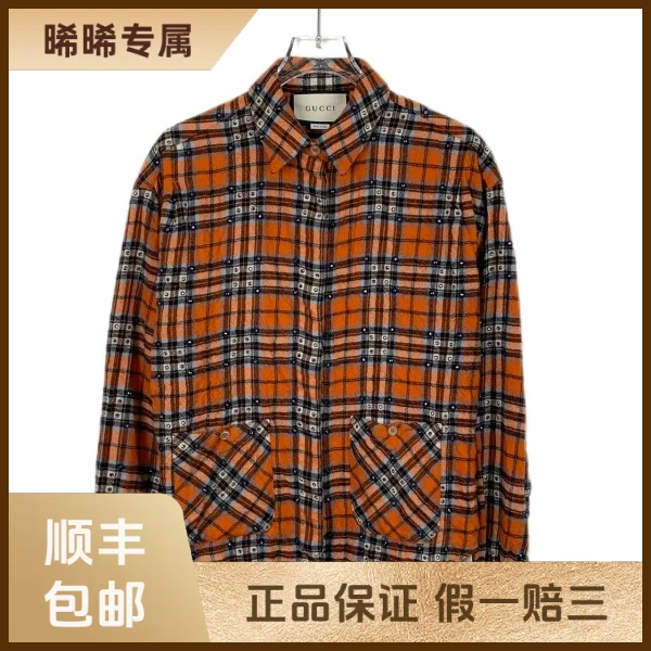 妃鱼/古驰/棉/衬衫/95新/s零二二一