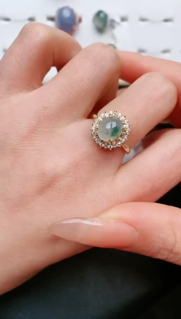 【闪购商品】翡翠戒指银S925镶嵌.....