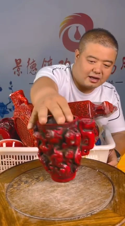 摆件景德镇陶瓷青花摆件52