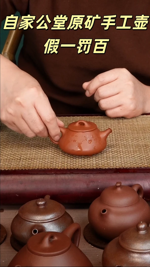 茶壶紫砂平盖石瓢壶