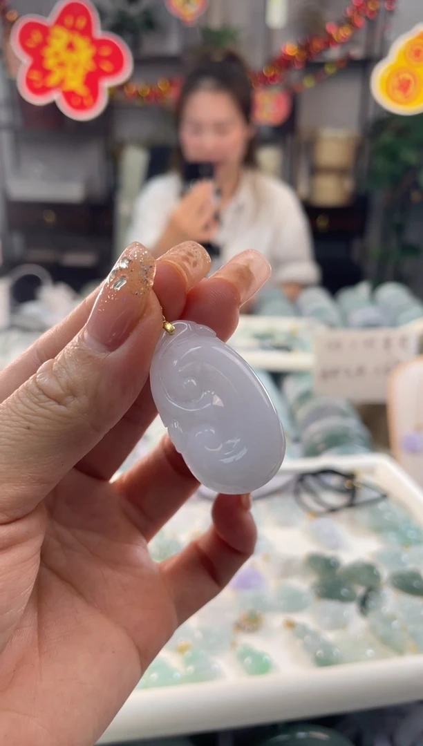 【闪购商品】翡翠吊坠(赠链)银S925镶嵌多样性发货 发一件