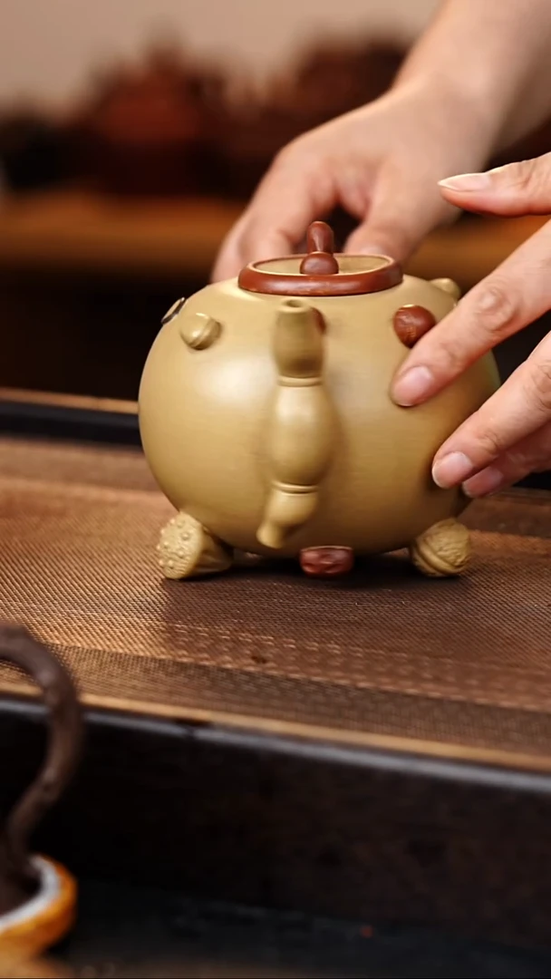 茶杯紫砂原矿紫砂壶