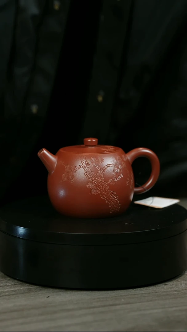 茶壶紫砂用****5H2381李国忠松针圆鼓