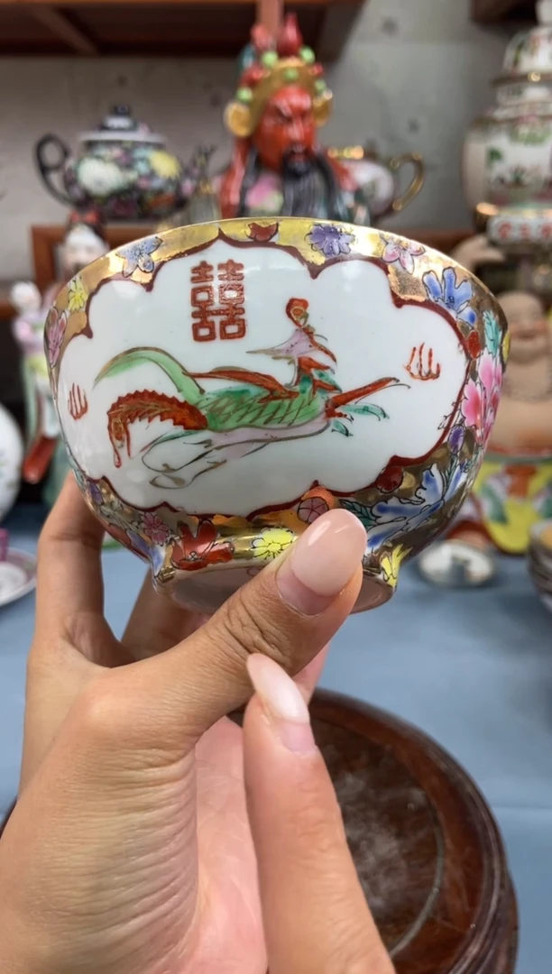 瓷片微瑕慎拍景德镇窑老厂瓷器单件
