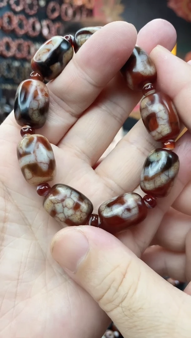 未镶嵌手串玛瑙/玉髓多宝手串