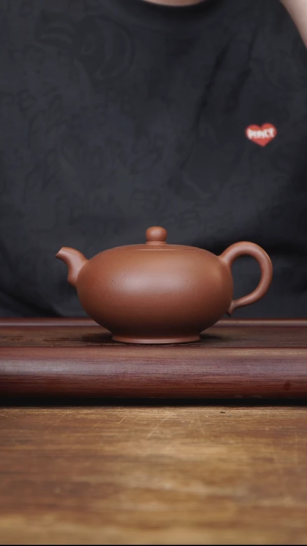 茶壶紫砂410ml 正高作品 文珠 紫泥