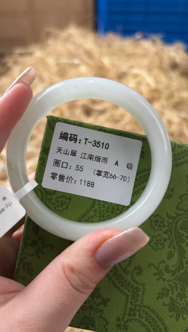 未镶嵌手镯石英质玉T-3510
