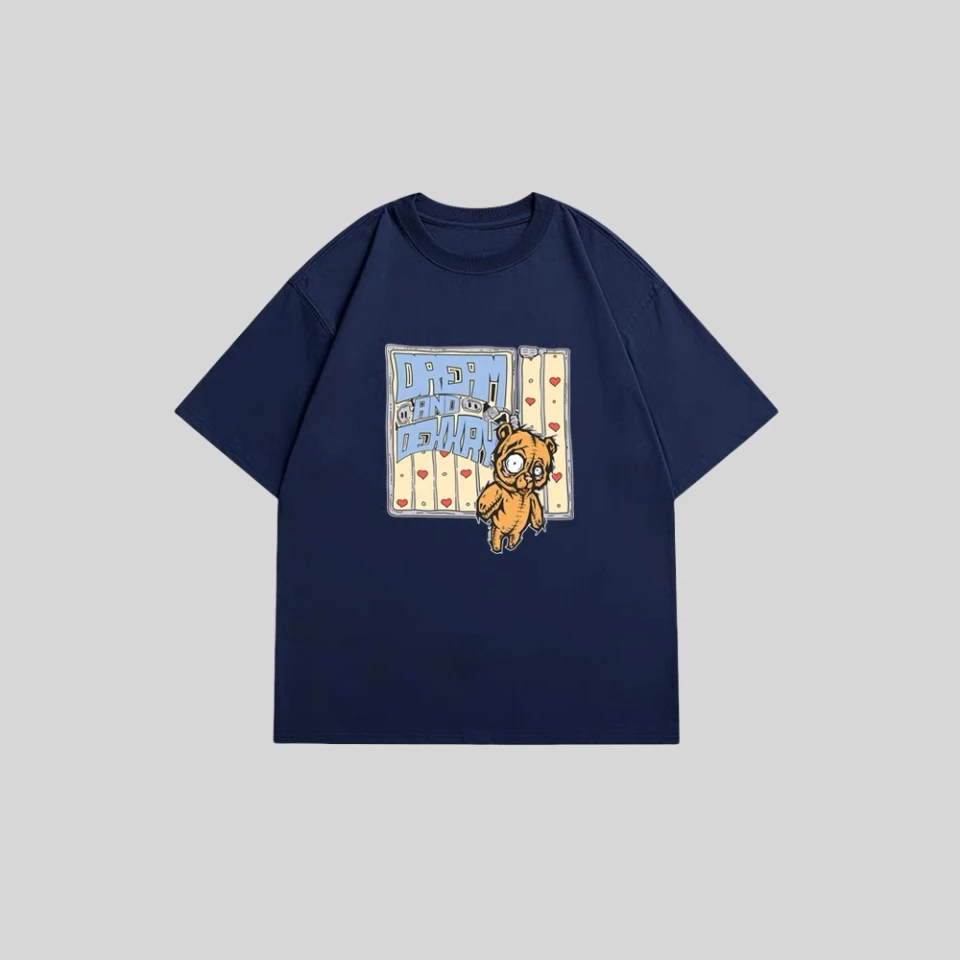 【男女同款】纯棉短T 情侣款oversize休闲百搭短袖T恤ZZ118