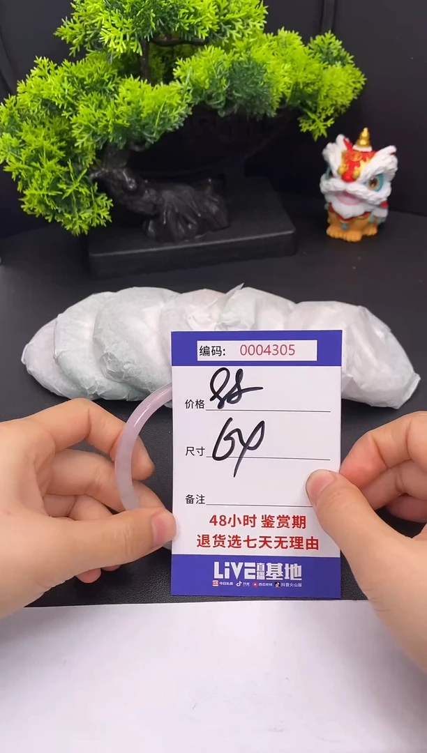 未镶嵌手镯翡翠0004305