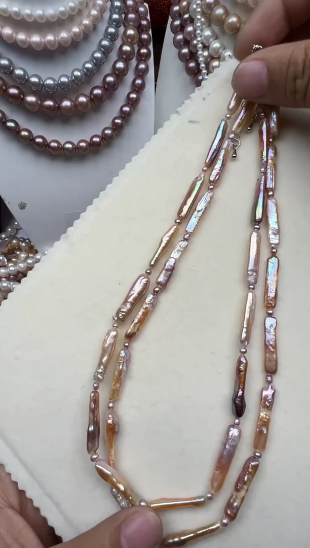 淡水珍珠未镶嵌颈饰1