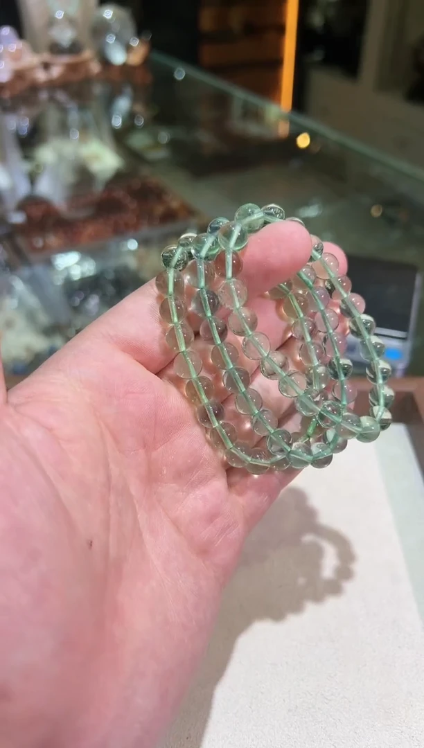 手链未镶嵌萤石8mm+绿萤石（多样性发一）