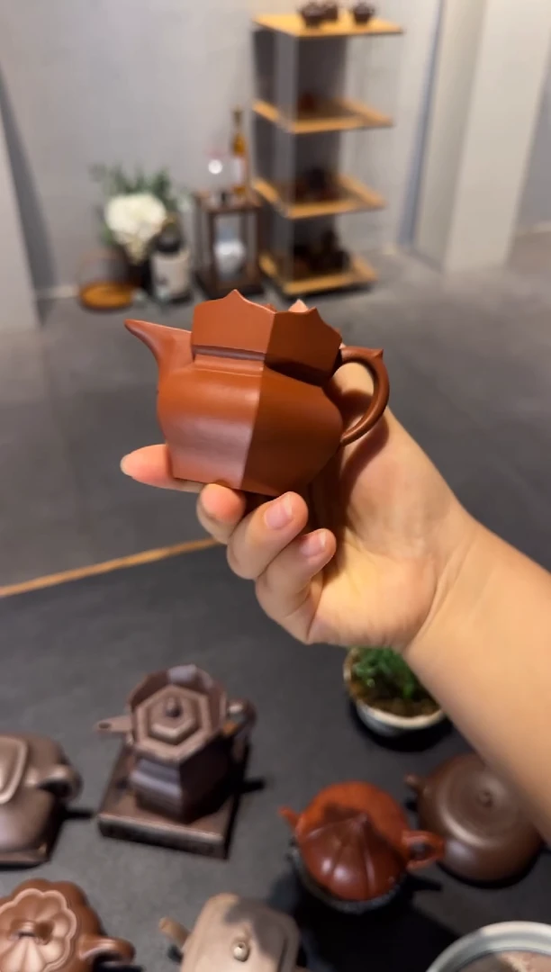 茶壶紫砂?****️朱泥小僧帽 135ml