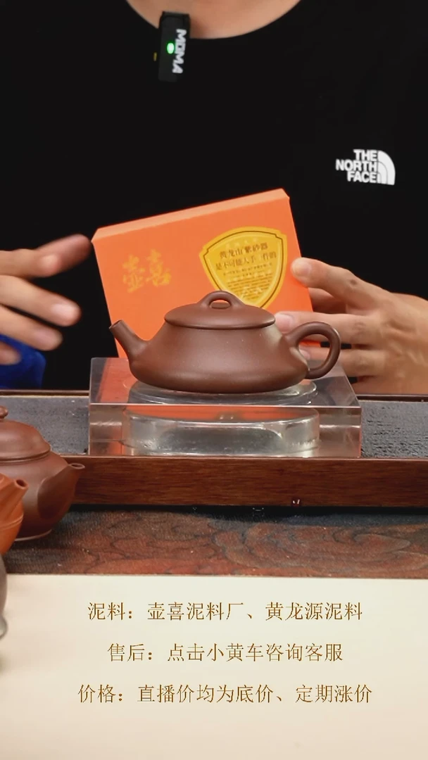 茶壶紫砂 黄龙源 底槽清 大喜瓢 150cc 钱币孔
