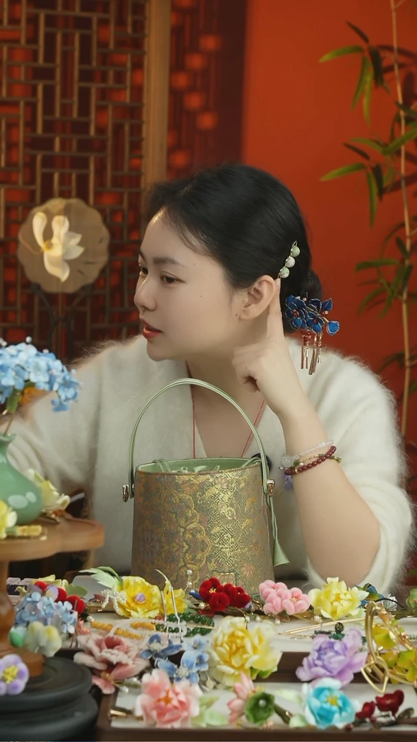 刺绣闪购纯手工非遗国风饰品