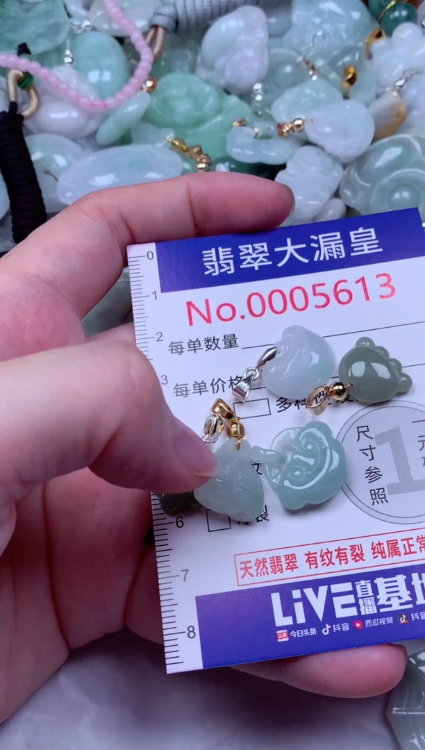 吊坠(不含链)未镶嵌翡翠5613