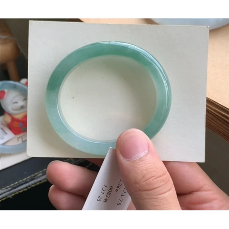 天然翡翠727批6083号54-46.7-12.1-7.8！贵妃！适合天然翡翠手镯