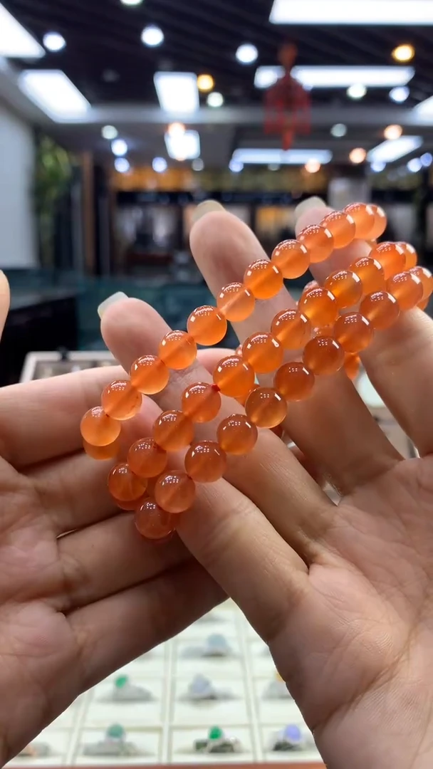 手串未镶嵌南红玛瑙手串多样性发其一