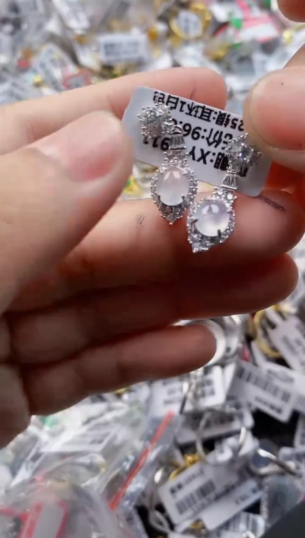 翡翠戒指银S925镶嵌1313     9
