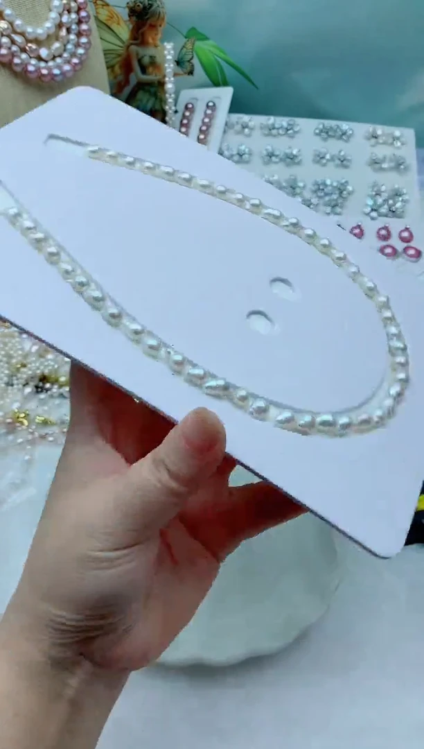 颈饰未镶嵌淡水珍珠多样性发其一不做（非无瑕）