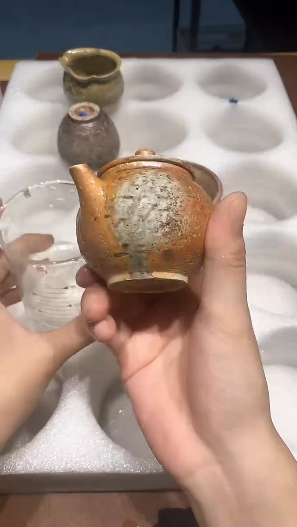 雨*奢瓷/瑞寅柴烧茶器（壶）909