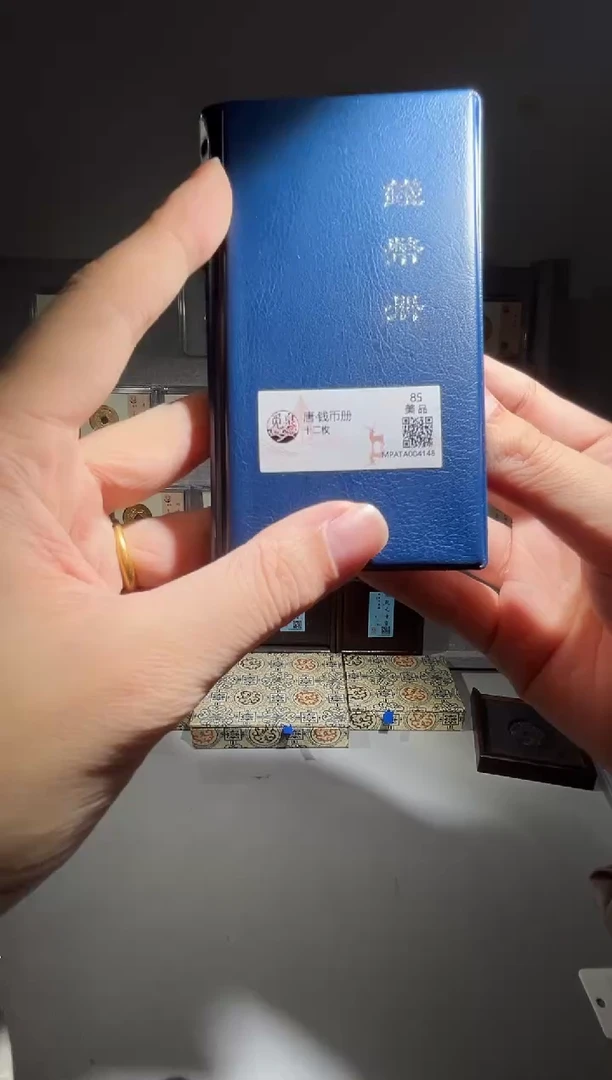 铜带评级 开元钱币册共12枚