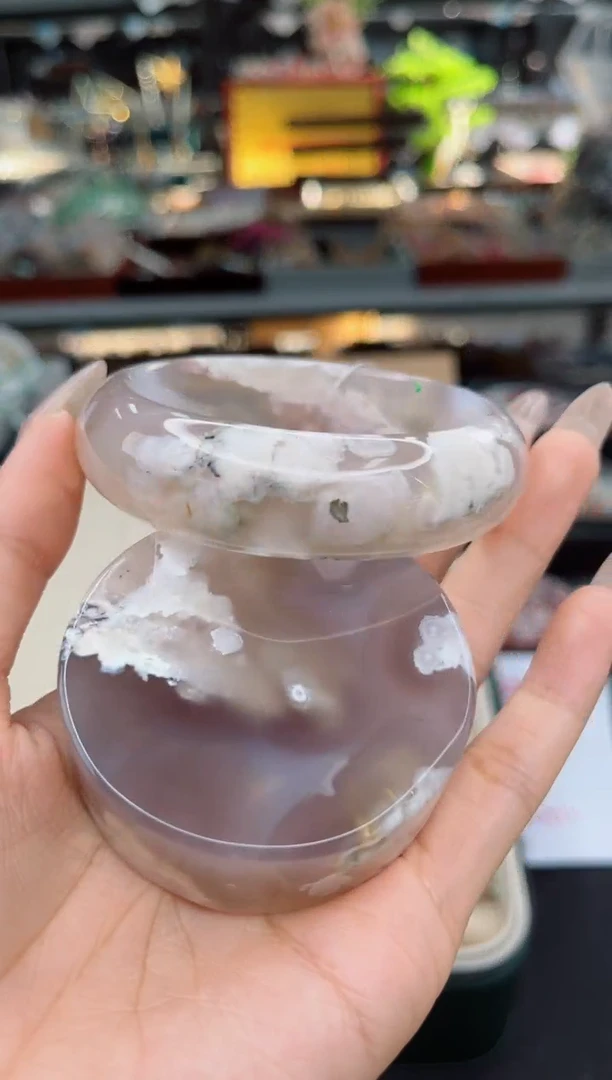 【闪购商品】石英质玉手镯未镶嵌60圈口（不退不换）1571355