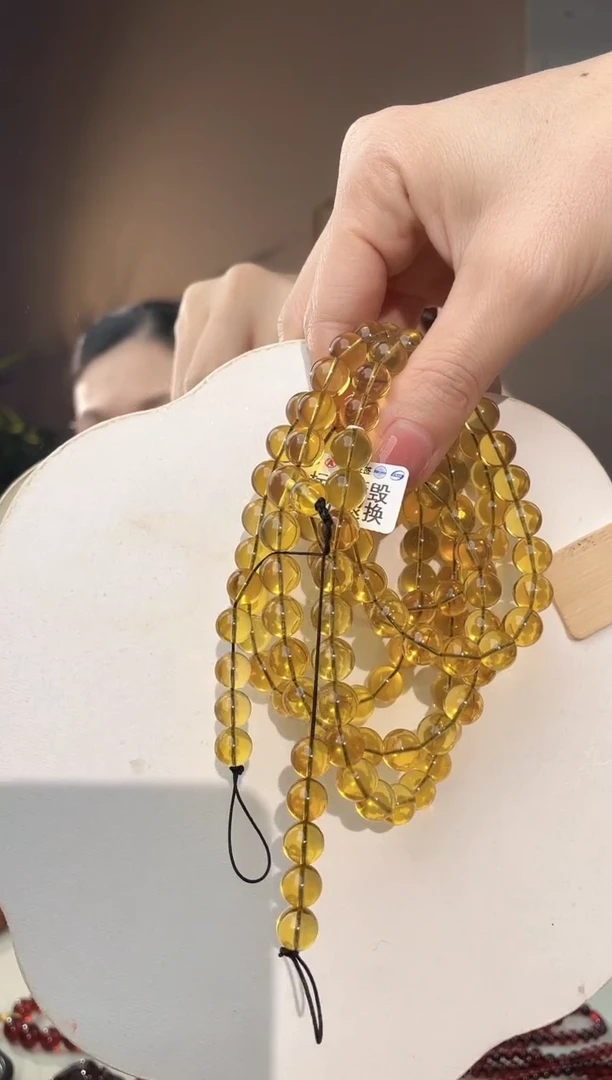 裸石琥珀未镶嵌9+108 蓝珀