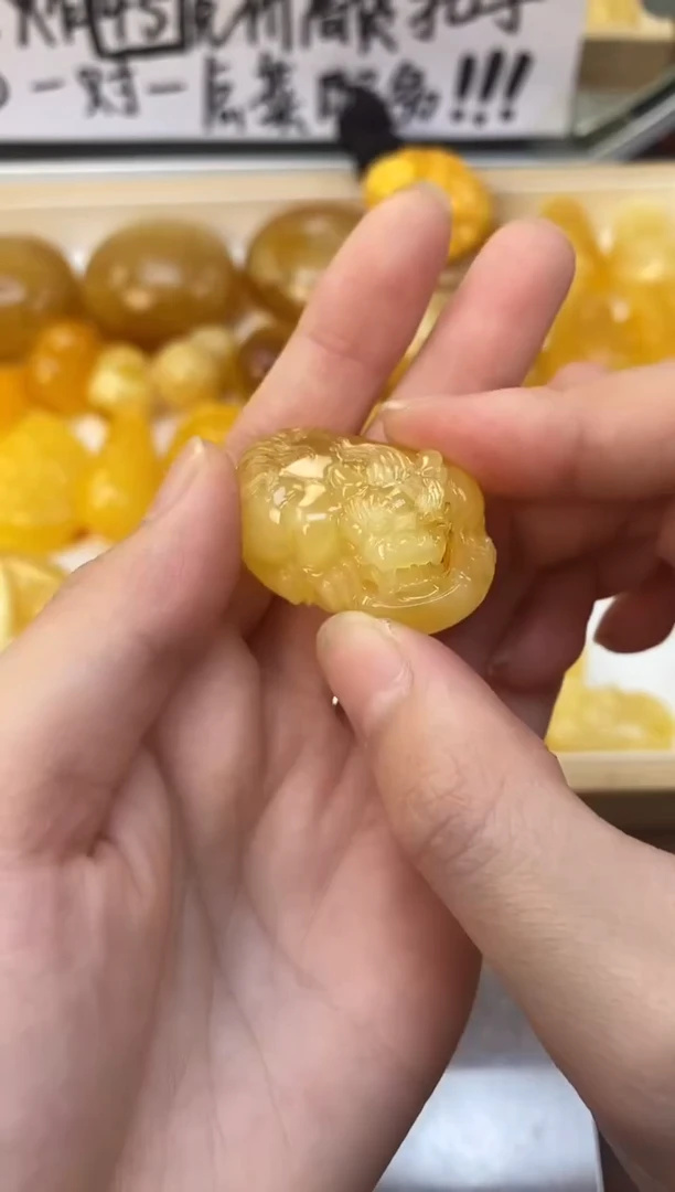 裸石琥珀未镶嵌天然琥珀蜜蜡