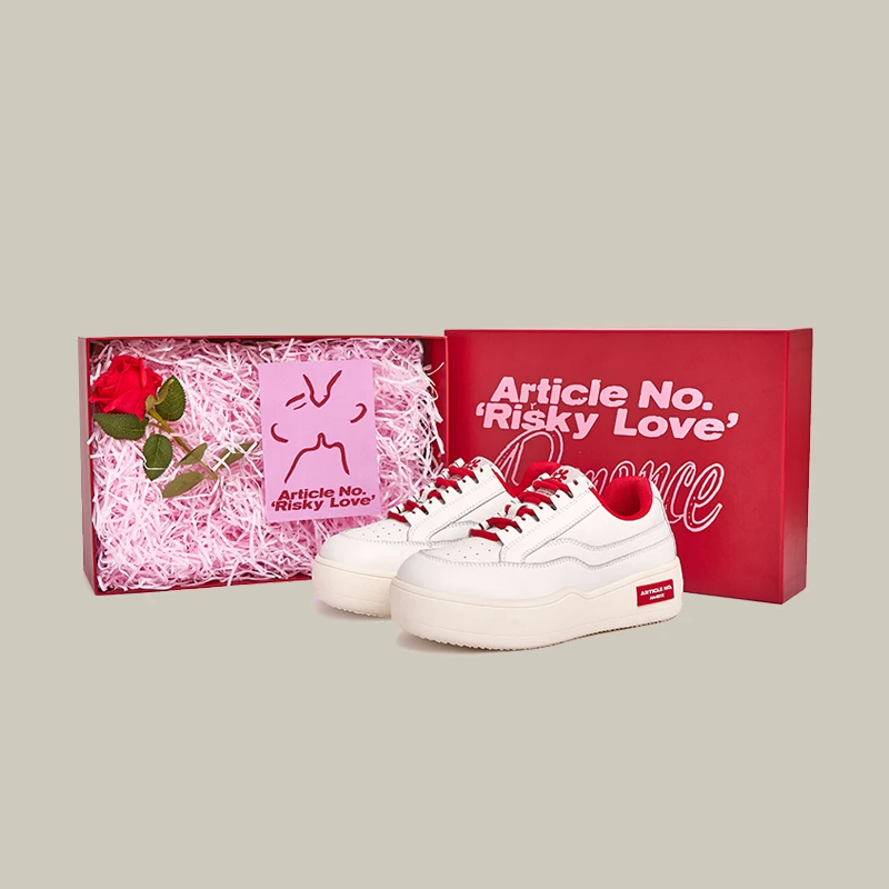 【七夕送礼·节日限定礼盒装】ARTICLE NO.汉堡面包鞋增高小白鞋厚底