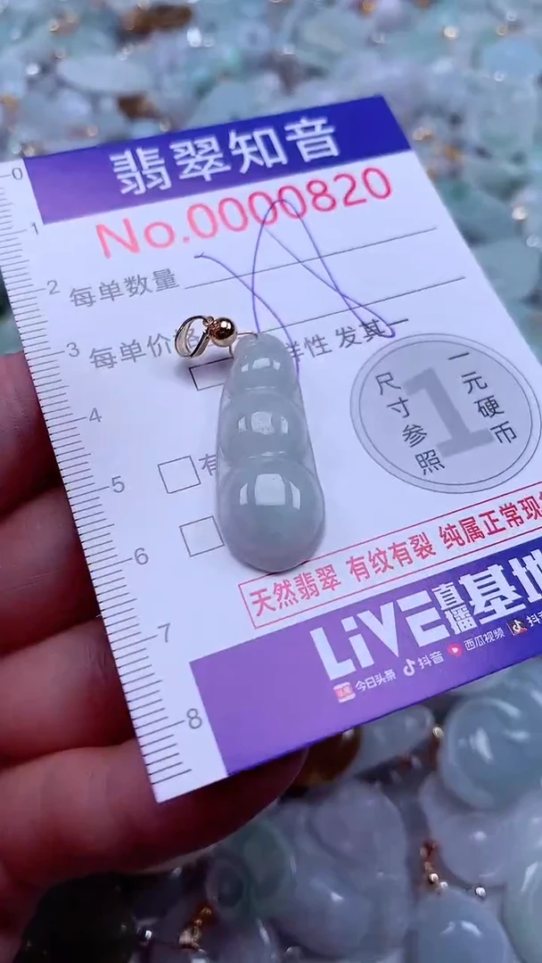 吊坠(不含链)未镶嵌翡翠820