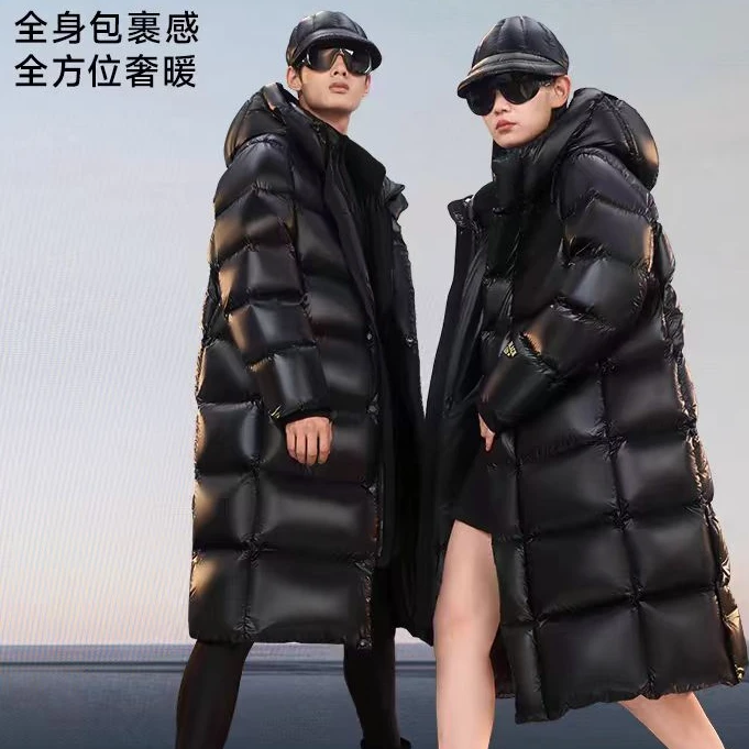新款黑金长款时尚加厚羽绒服1350