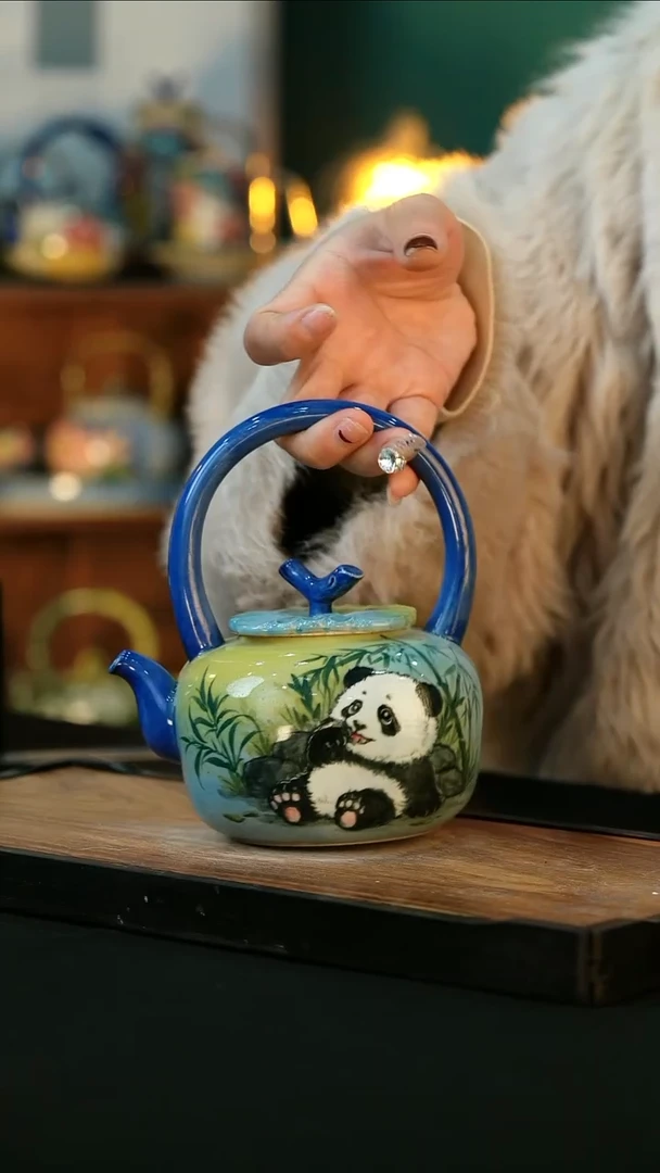 【闪购商品】杯手绘心瓷陶瓷浮力