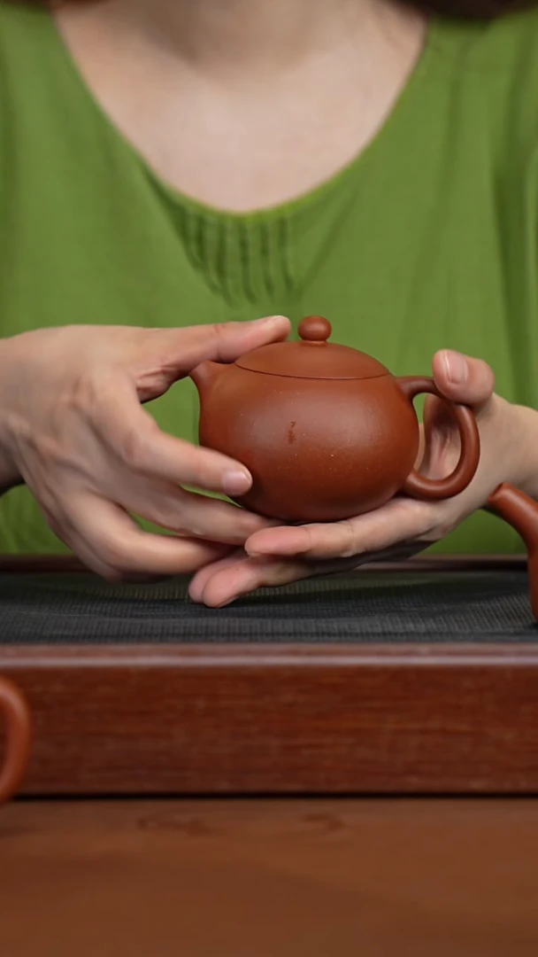 茶壶紫砂纯红降坡西施