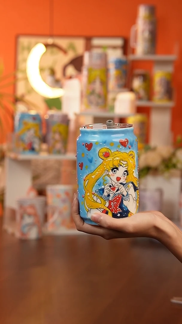 景德镇手工手绘文创陶瓷杯