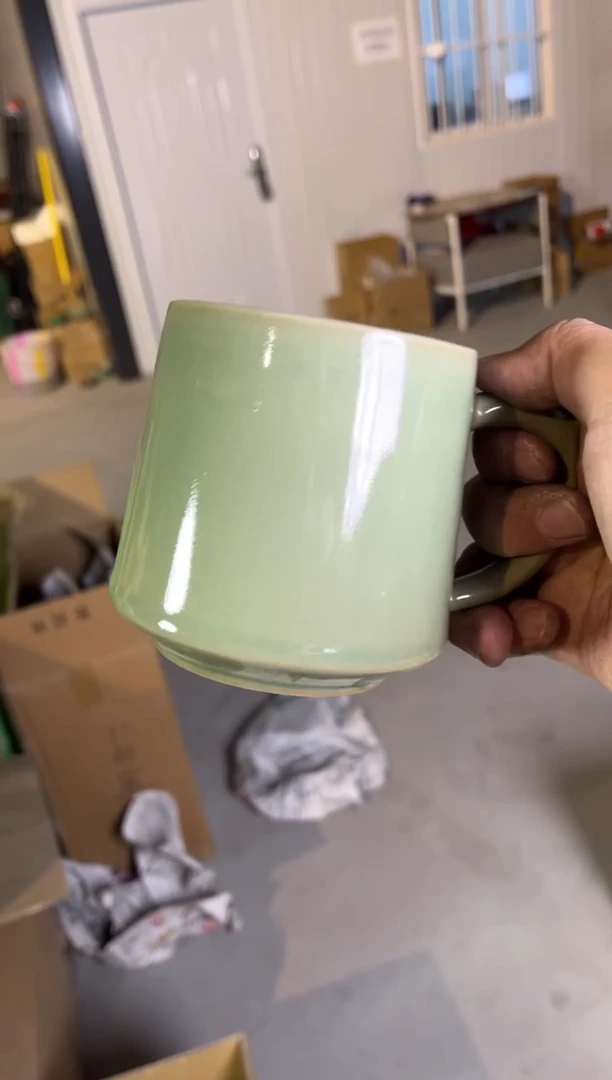 【闪购商品】瓷瑕疵素面办公杯1个