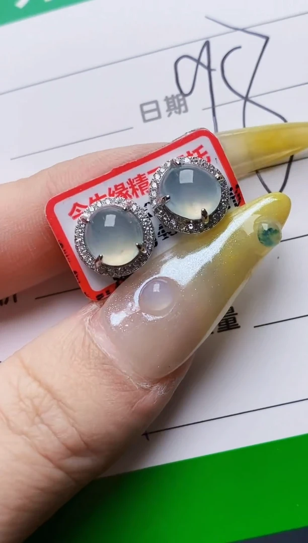 银S925镶嵌戒指翡翠4224
