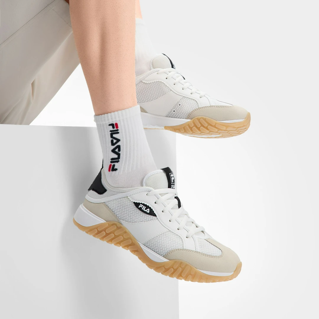 Fila/斐乐新款男士【 DUNE FLOW】时尚德训休闲复古板鞋F12M523211F