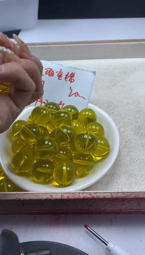 【闪购商品】蜜蜡颈饰未镶嵌w1542蜜蜡蓝珀20mm*1颗