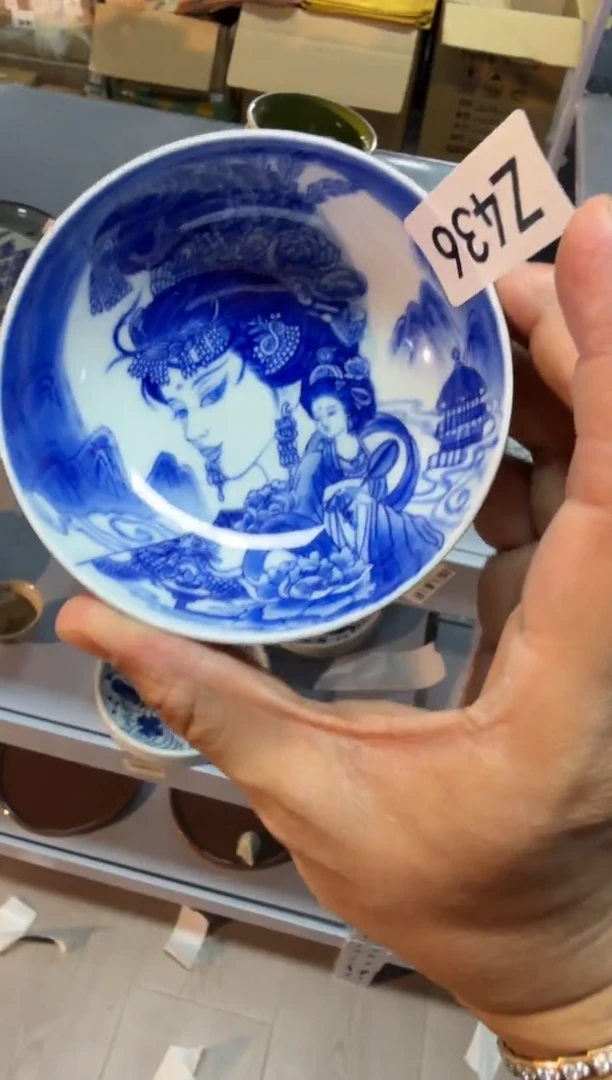 瓷片Z436家庭瓷器日用摆件