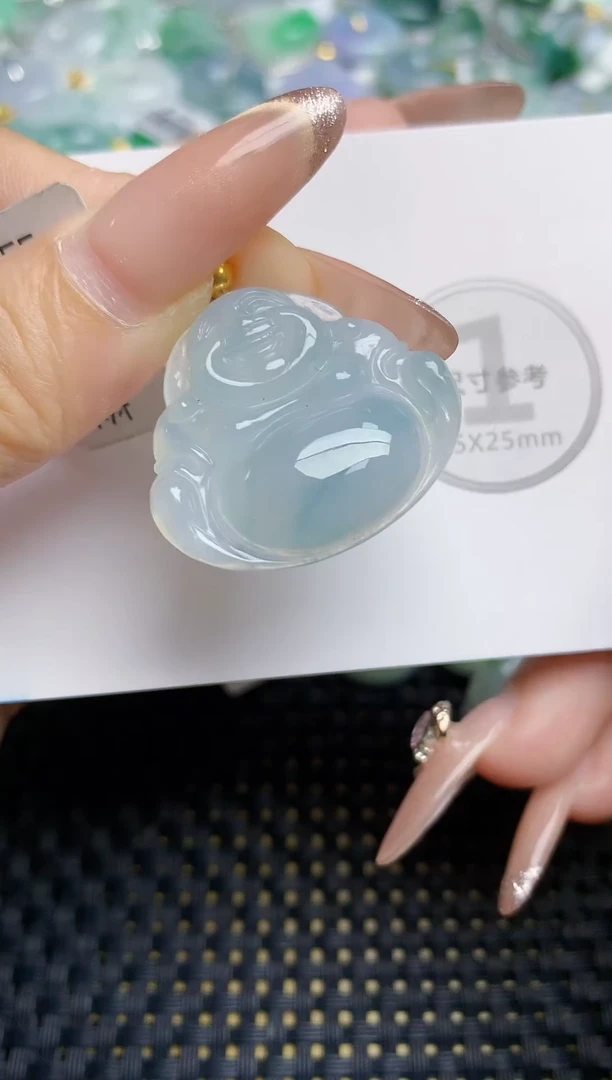 颈饰18K金镶嵌翡翠天然缅甸A货翡翠百元以上9元证书费自理