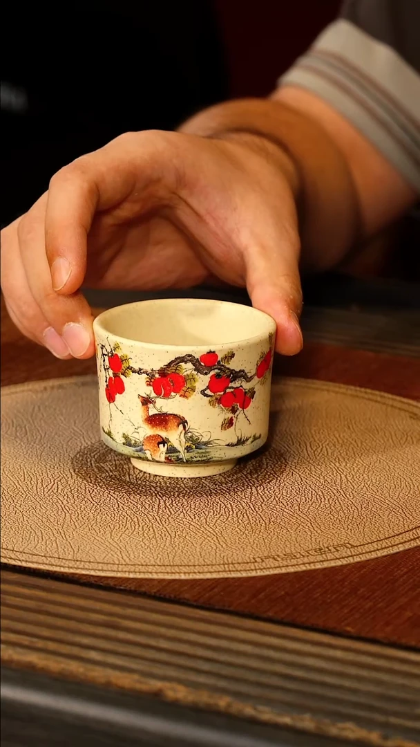 宜兴紫砂团团紫砂精选主人杯