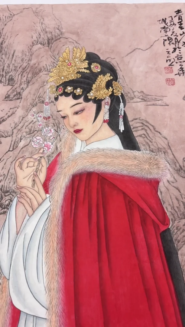 国画师立照老师国画作品